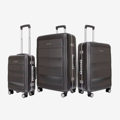 Grey discount suitcase set